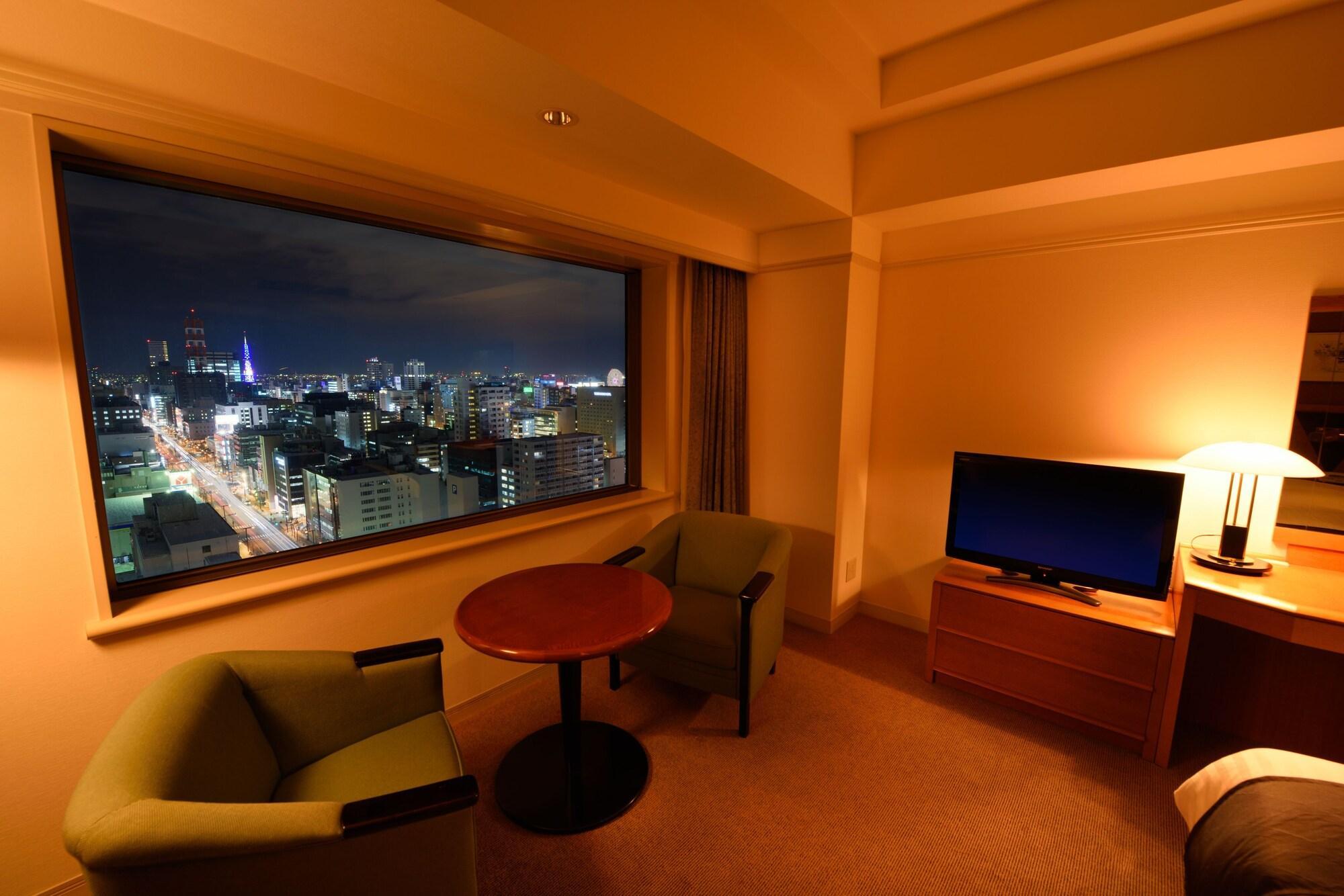 Royton Sapporo Hotel Exterior foto A room at the hotel